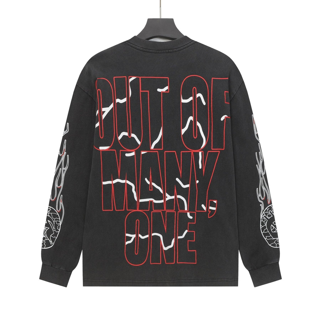 Godspeed Racing Skull Graphic Long-Sleeve T-Shirt — back