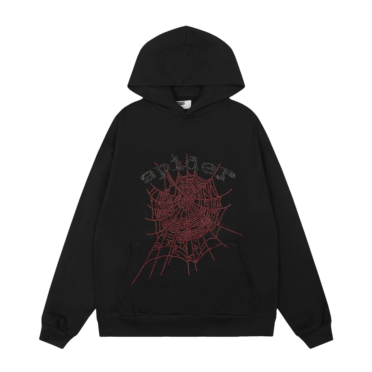 Sp5der Spider Web Graphic Hoodie & Sweatpants Set — front