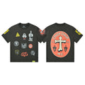 THAT'S A AWFUL LOT OF COUGH SYRUP Patch Graphic Short-Sleeve T-Shirt — hero