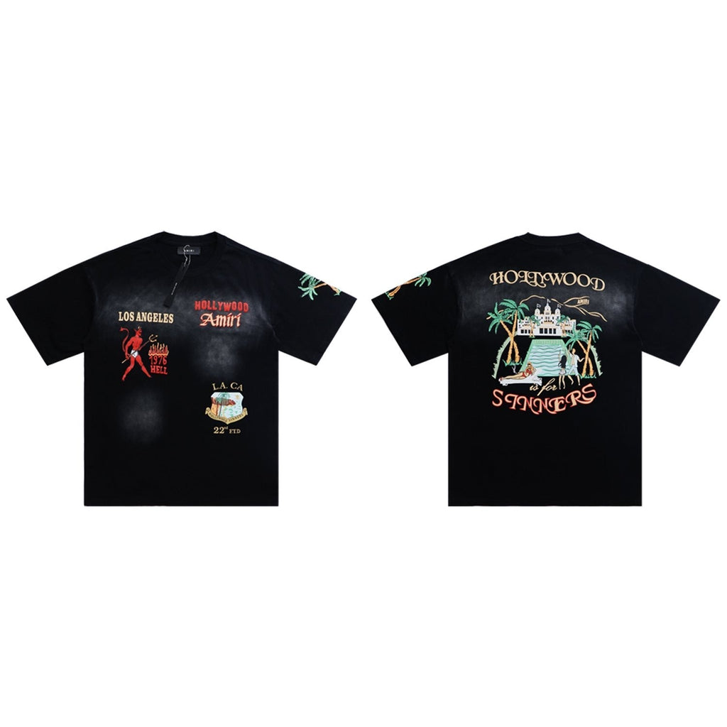 AMIRI Crystal Sinners Graphic T-Shirt — hero