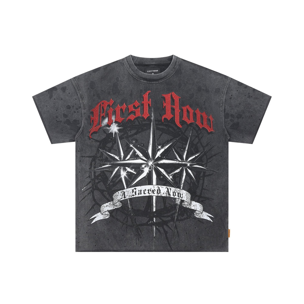 FIRST ROW A Sacred Vow Thornbush Stars Graphic T-Shirt — hero