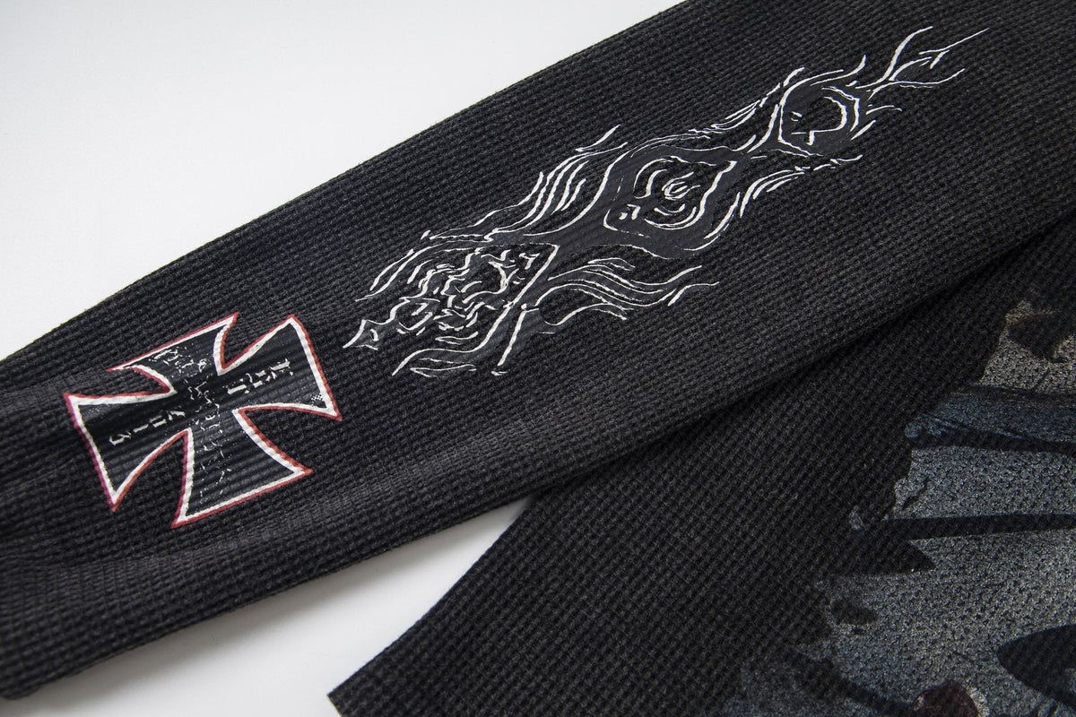 Godspeed Out of Many One Graphic Long-Sleeve T-Shirt — detail