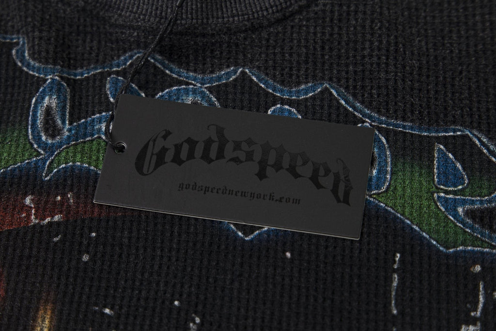 Godspeed E Pluribus Unum Graphic Long-Sleeve T-Shirt — hang_tag