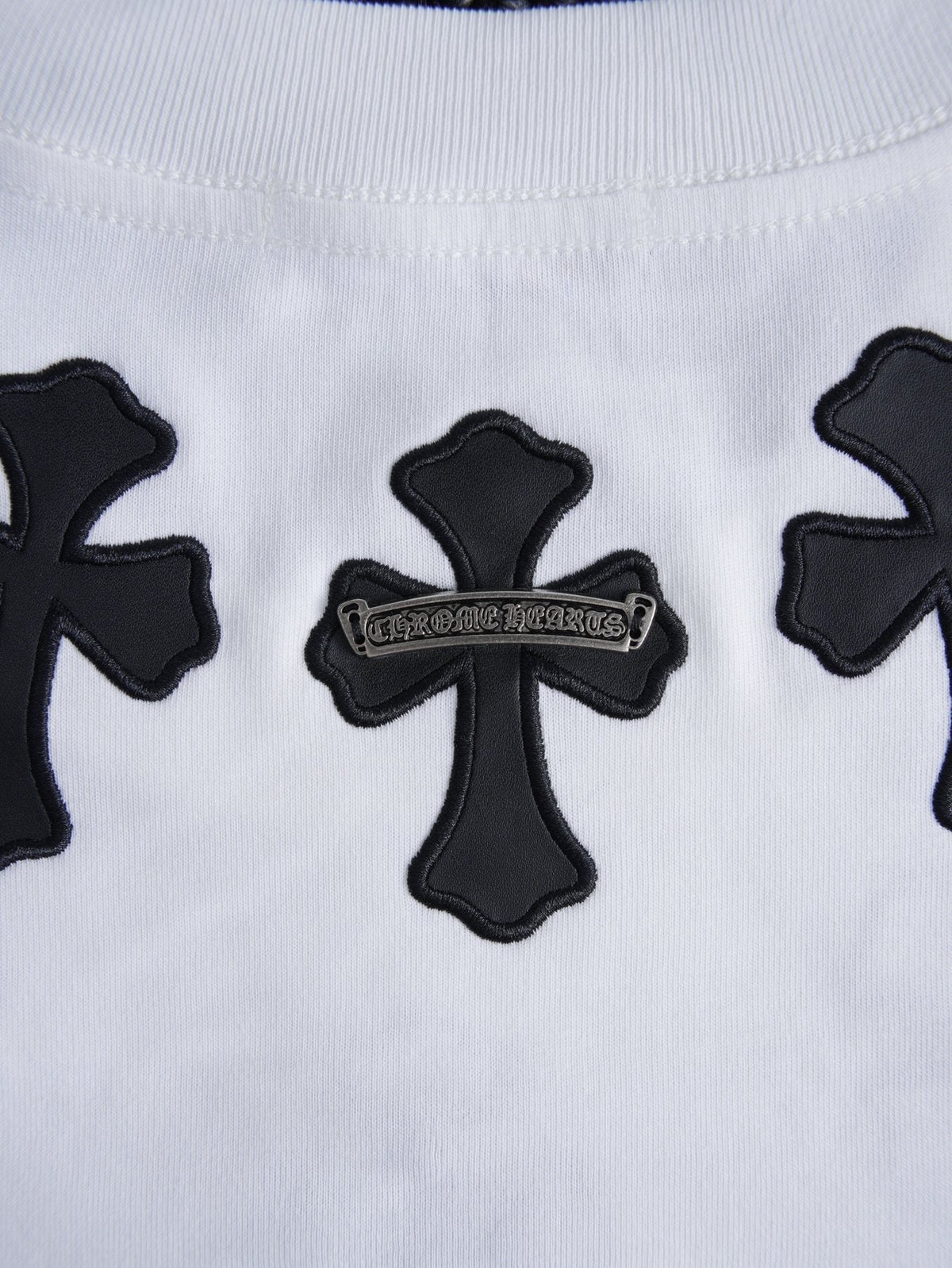 Chrome Hearts Cross Applique Short-Sleeve T-Shirt — detail