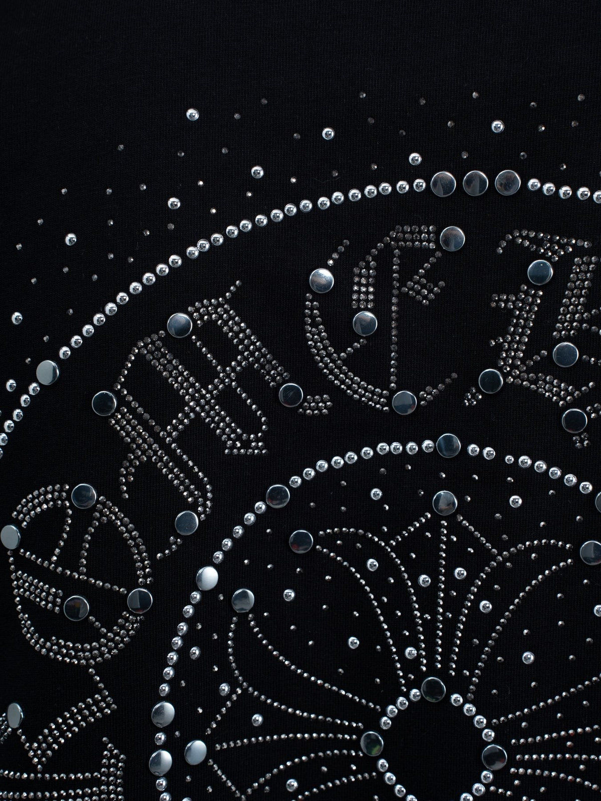 Chrome Hearts Rhinestone-Style Graphic T-Shirt — detail