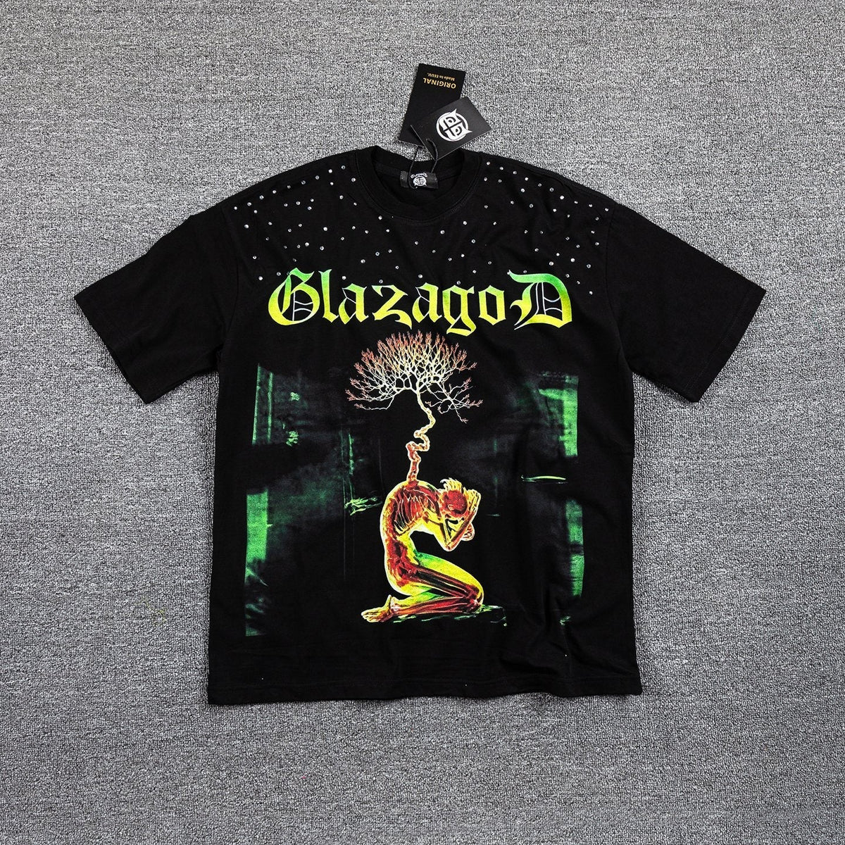 Glazagod Vade Retro Tenebras Graphic T-Shirt — hero